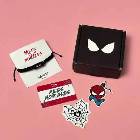 Gelang couple spiderman miles morales and gwen stacy special edition