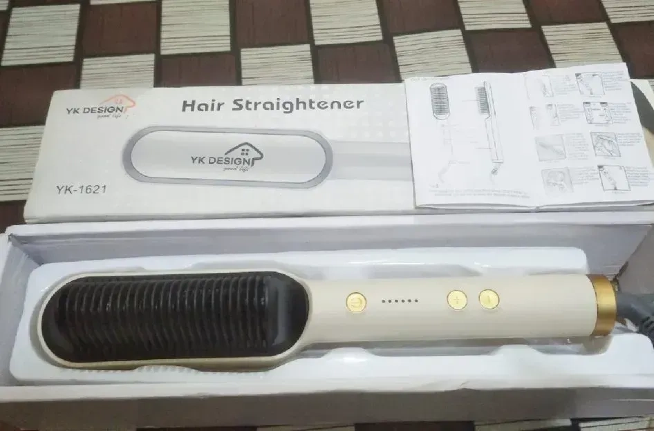 Catokan Sisir Pelurus Rambut Hair Sraightener YK DESIGN YK-1621