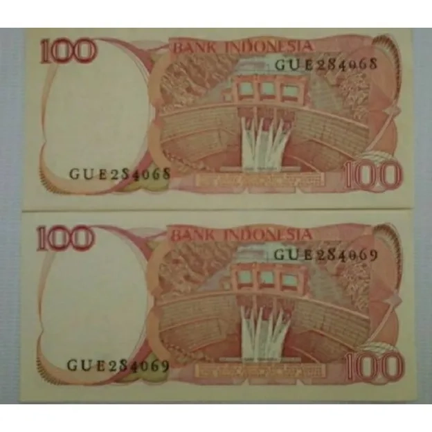 Koleksi Antik dan Kuno Uang Kertas / Banknotes / Paper Money Goura Victoria 2 Seri Berurut 1984 001