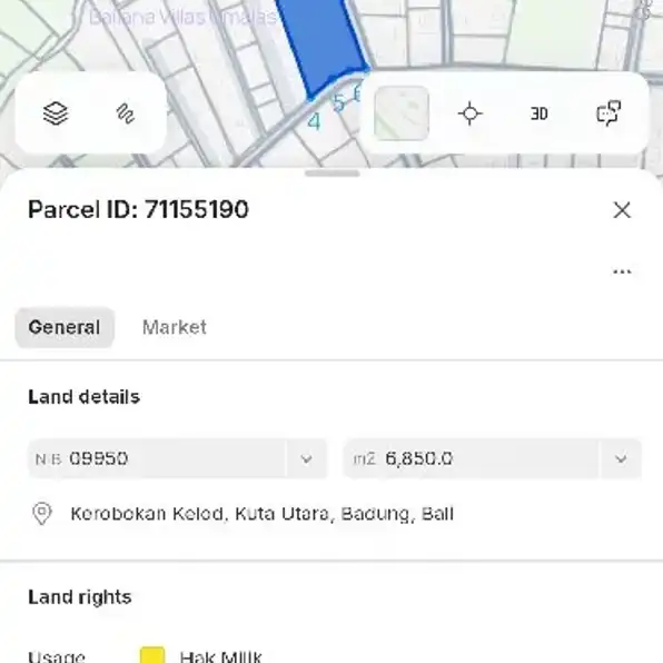 Dikontrakan 58 are, Jl. Bumbak Dauh Umalas Kerobokan Kuta Utara