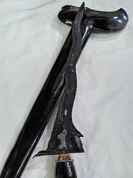 Keris sepuh kebo dengen pamor ceprit Majapahit 