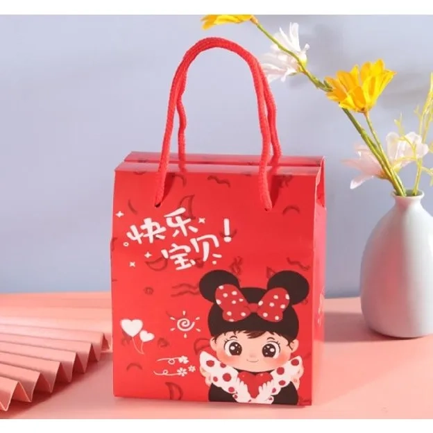 Goodie Bag Ulang Tahun Anak Dino/ Paperbag Ulang Tahun Anak / Goodie Bag Ulang Tahun Bermacam Karakt