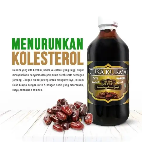 Nabawi Herbal - Cuka Kurma Minuman Herbal Bin Afif 310ml Cuka