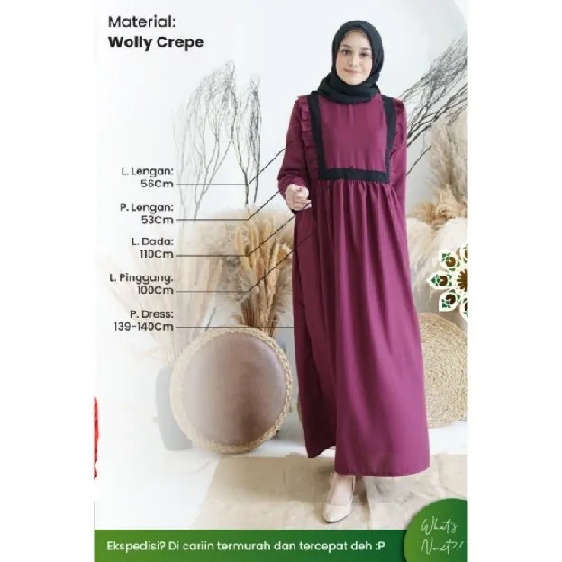 Gamis Renda Adiba