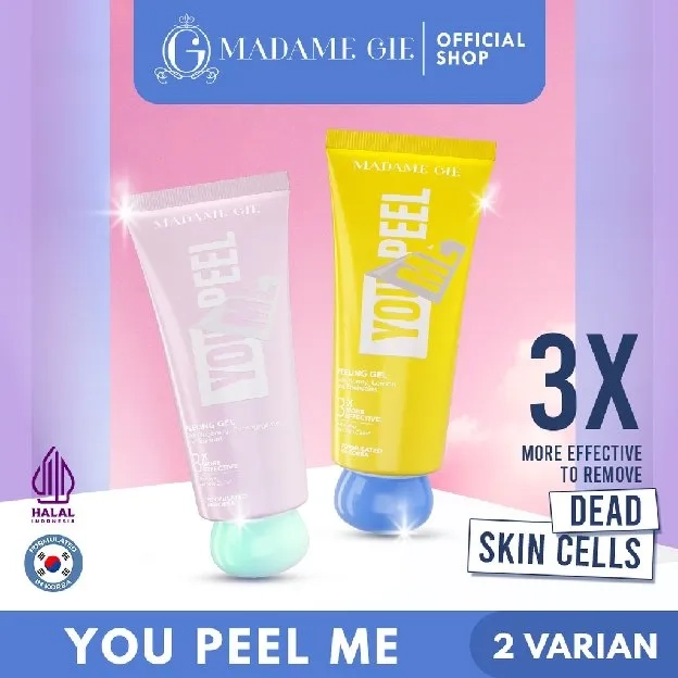 MADAME GIE YOU PEEL ME - 3 MORE EFFECTIVE PEELING GEL DEAD SKIN BPOM