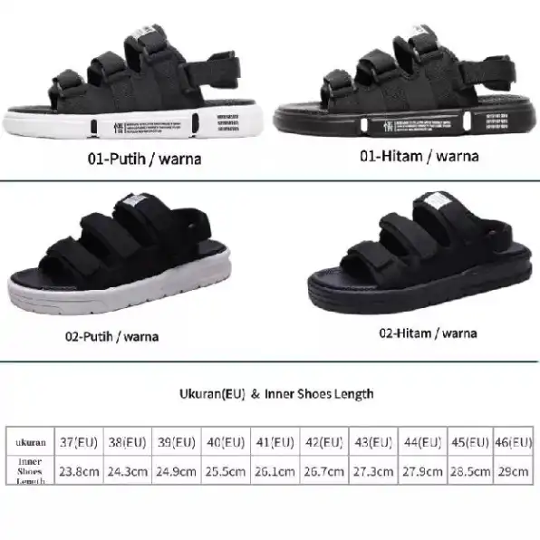 Sandal Pria Tali BeIakang Yang Bisa Dilepas / Sendal Pria  - JAPAN Casual STYLE - NONSLIP RINGAN