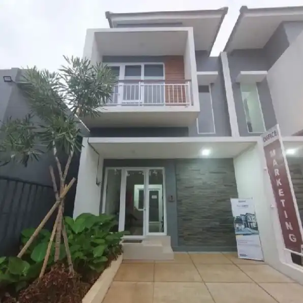 Rumah Milenials Modern Minimalist 800jt Gratis AC & Canopy