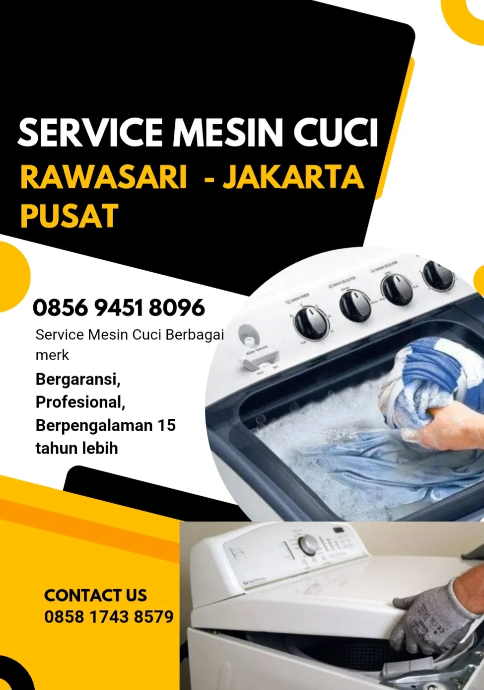 Jasa Service Mesin Cuci Daerah Rawasari Jakarta Pusat