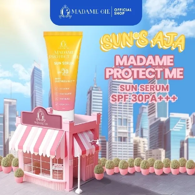 ORIGINAL Madame Gie Madam Protect Me Sunscreen spf 30+++ / Tinted Sunscren SPF 50 PA ++++ / sunscree