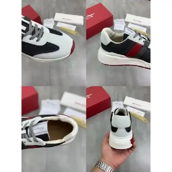 Sepatu sneakers pria salvatore ferragamo