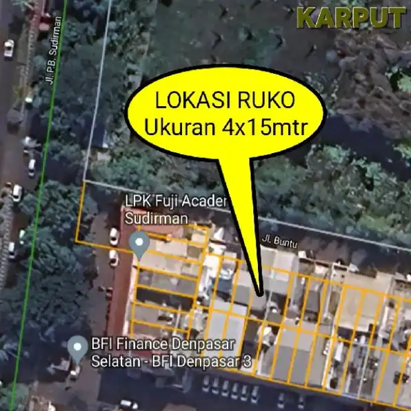 Dijual Ruko 3 Lt, Pertokoan GRAND SUDIRMAN Renon Denpasar