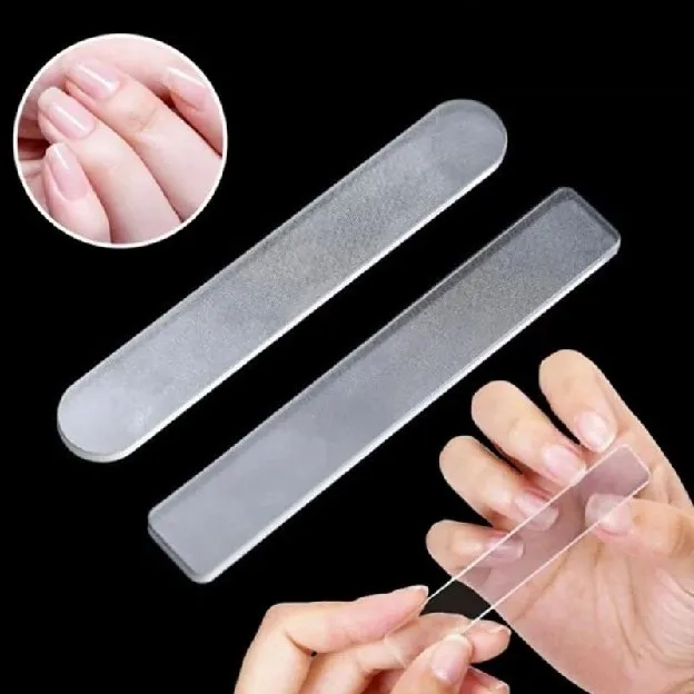 Nano glass nail buffer Pengkilap mengkilapkan kuku alat manicure kikir kuku kecantikan kuku