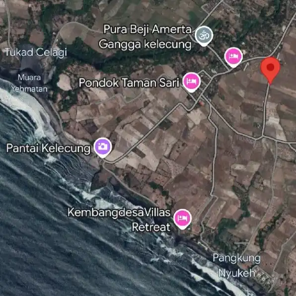 Dijual 8 are, Jl. Pantai Kelecung Tegal Mengkeb Selemadeg Timur Tabanan