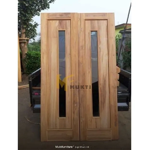 Pintu Minimalis Jati 200x80 Ready Stock langsung Produsen