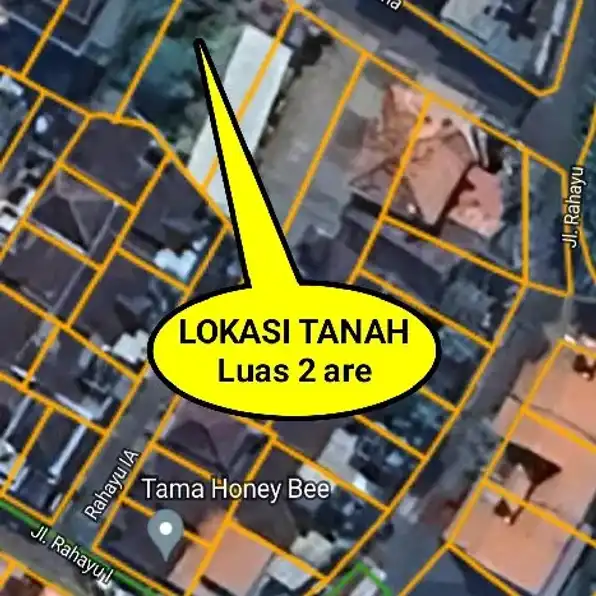 Dijual 2 are, Jl. Rahayu Blutama Buduk Bernasi Dalung Mengwi