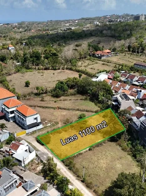 Dijual 11 are, Jl. Pura Matsuka Gg. Jepun Uluwatu Ungasan Kura Selatan