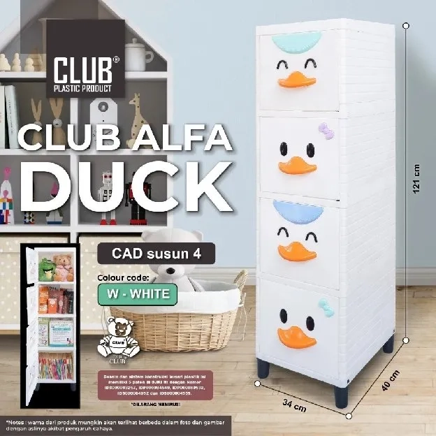 Lemari Plastik Club Alfa Duck