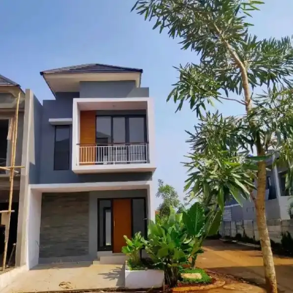 Rumah Promo Gratis AC & Canopy KPR Pamulang Full Bata Merah