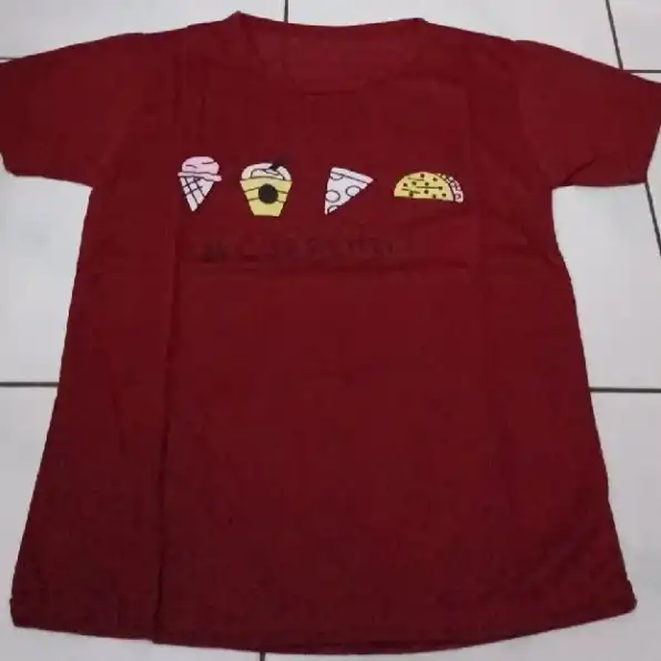 Kaos Gambar Eskrim Siap Kirim