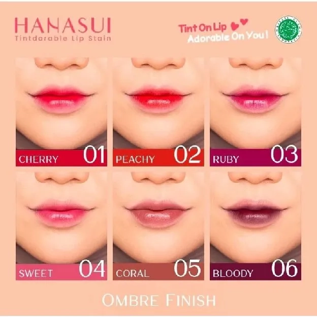 ORIGINAL Hanasui Tintdorable Lip Stain Tint LipTint Ombre