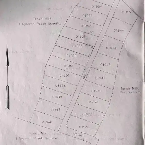 Dijual 2 are, Jl. Raya Munggu Kapal Raya Tangeb Cepaka Kediri Tabanan