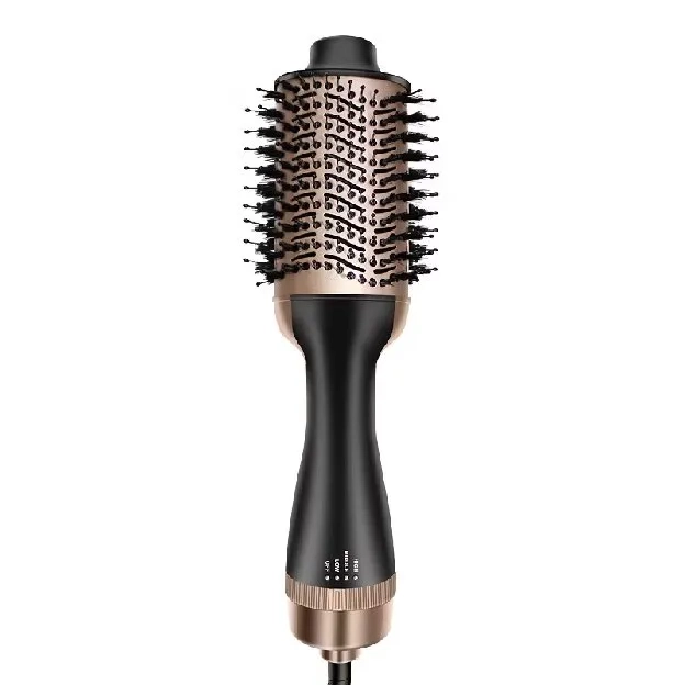 Ubeator Hot Air Brush Sisir Pengering Rambut Penjepit Rambut Panas Dingin Air Curling Iron 2 In 1 Pe