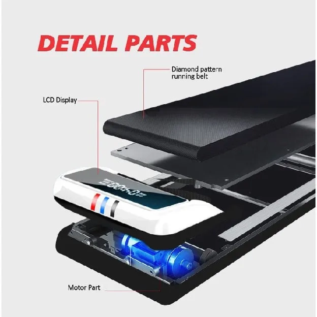 Running Pad Treadmill (Elektrik) Walking pad Treadmill Murah - Alat Olahraga di rumah