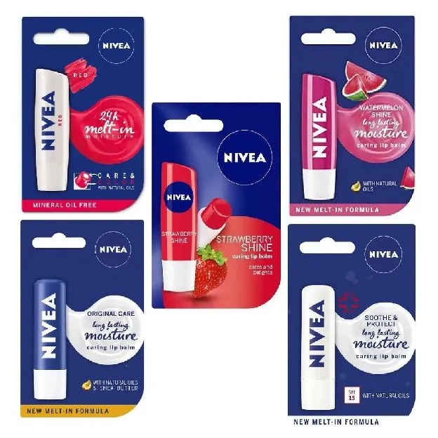 NIVEA LIP BALM | LIP CARE | FRUITY SHINE WITH NATURAL OILS LIPBALM ORIGINAL