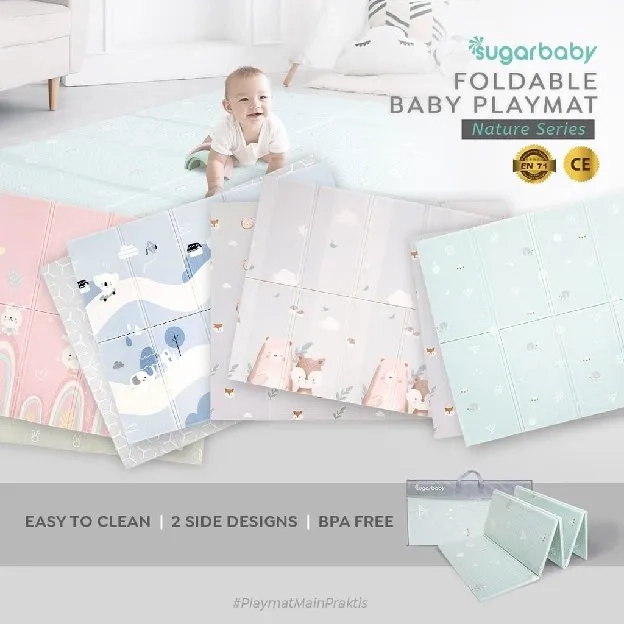 Foldable Baby Playmat murah / Playmat Lipat Anak / Karpet Lipat Bayi / Matras Bayi