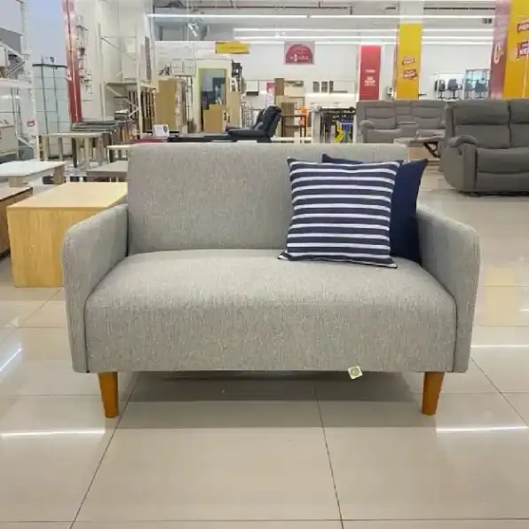 Selma Carmelia Sofa Minimalis 2 Dudukan - Grey