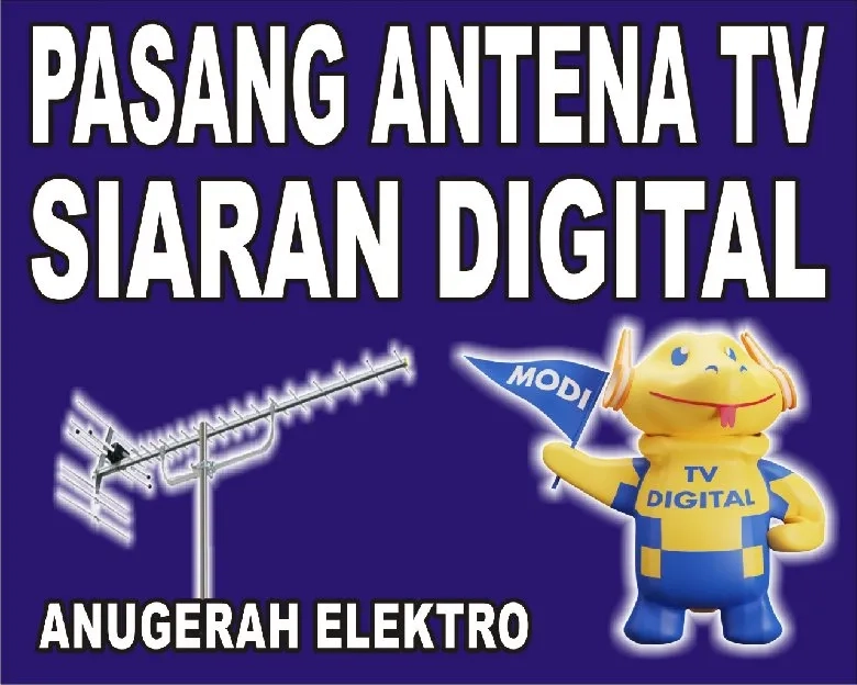 Pasang Antena Tv Siaran Digital 