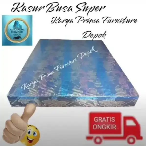 Kasur Busa Super 90x200 Garansi Busa 550rb Bonus Bantal free ongkir pembayaran ditempat COD 