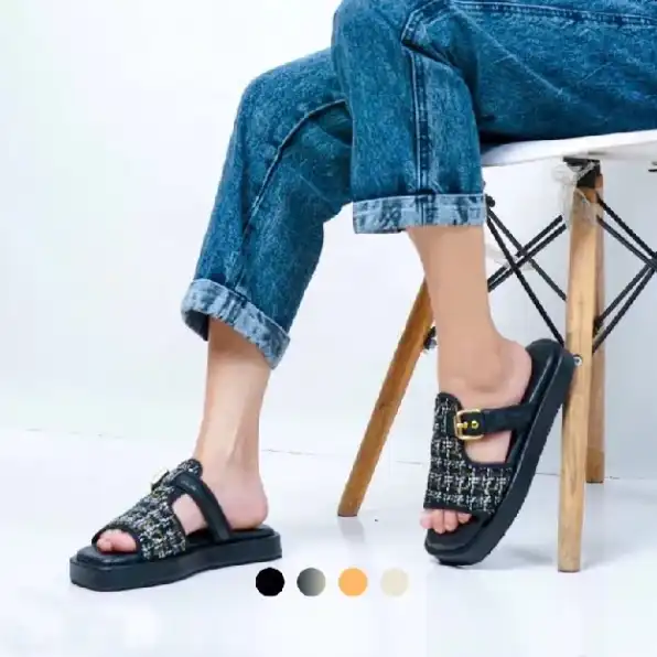 Sandal Platform Wanita Korean Style Kekinian