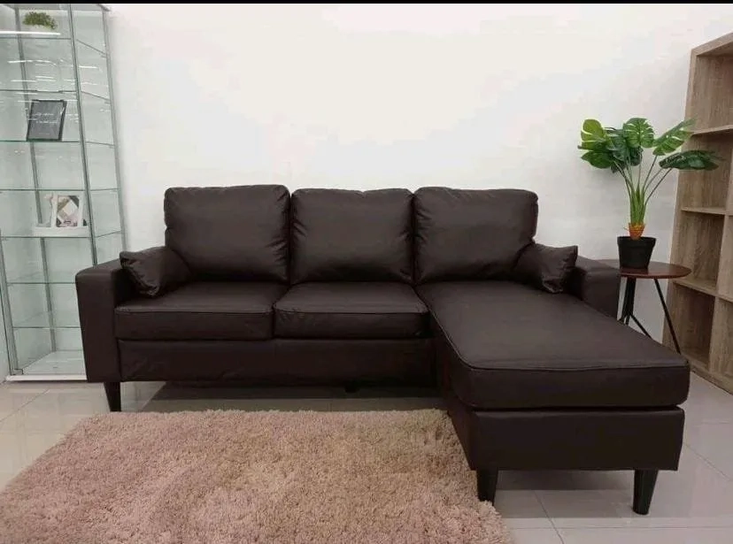 Selma Leander Sofa L Minimalis - Coklat