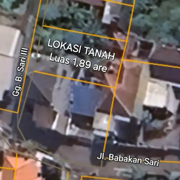 Dijual 1,89 are, Jl. Pulau Belitung Babakan Sari Pedungan Denpasar