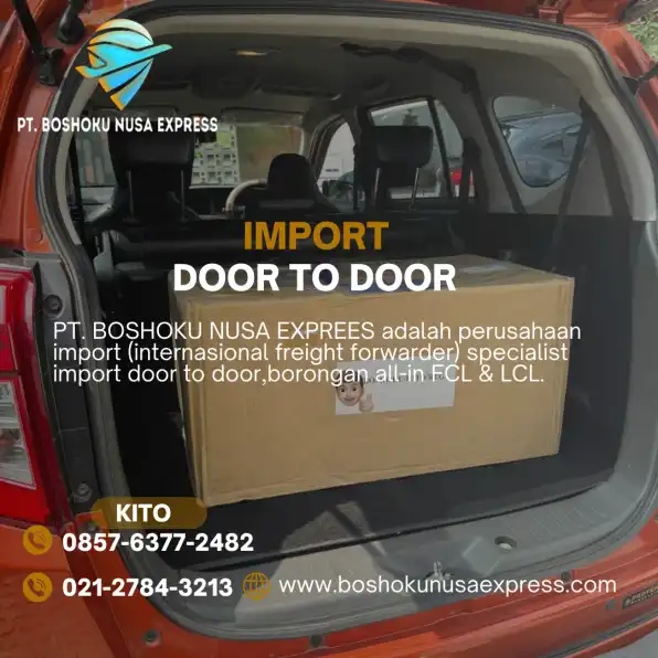 Jasa Import Door To Door Jepang To jakarta