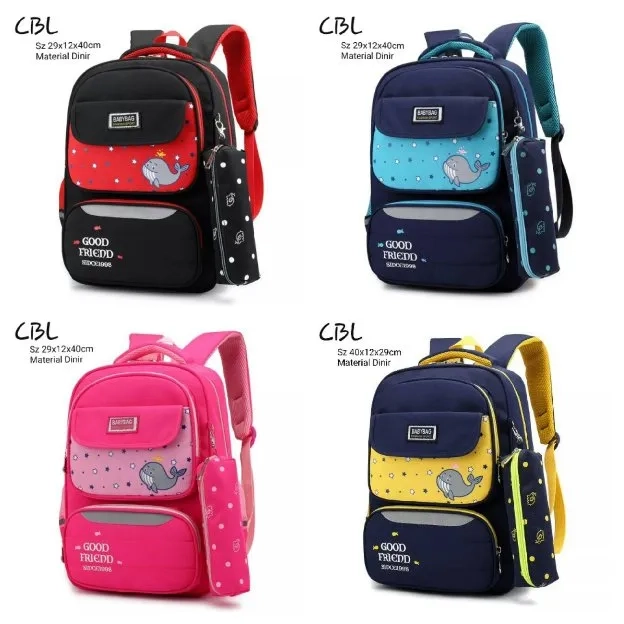 Bisa COD - Tas Ransel Sekolah Backpack