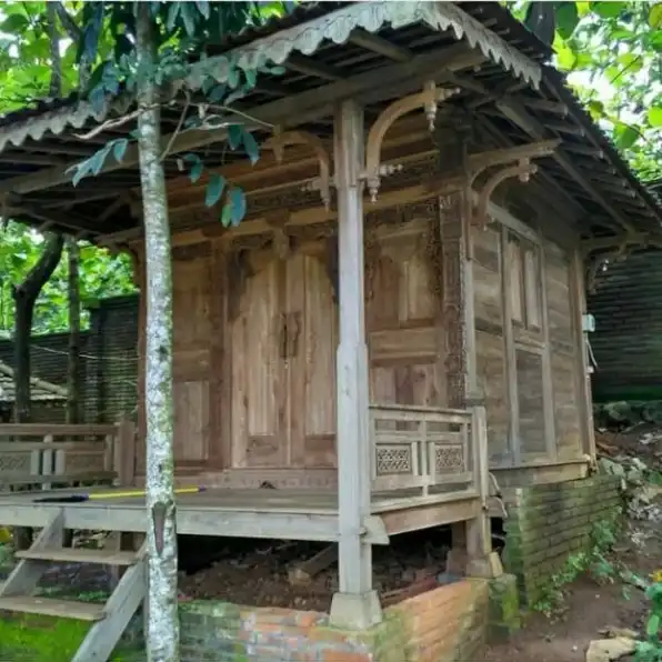 dijual rumah gazebo bahan jati kuno ukuran 300x500