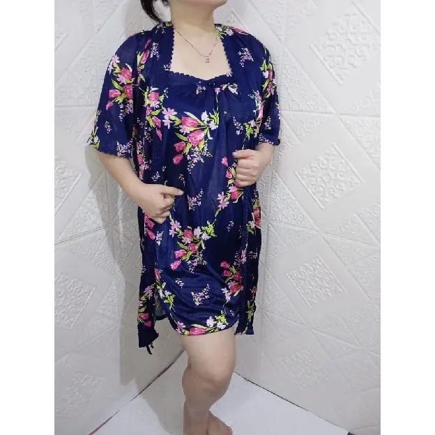 Kimono Lingerie Kembang Pond import Murah Berkualitas