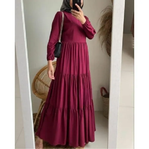 Baju Gamis Jumbo Ld 120 dan 110 Model Terbaru  Fashion  Lebaran Dress XL XxL XxxL Big Size