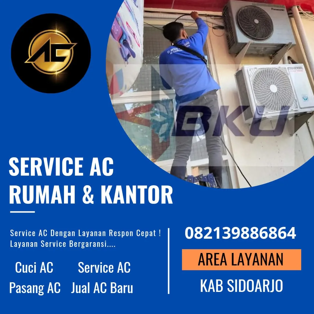 Service AC Rumah & Kantor Di Sidoarjo, Hubungi Kami !