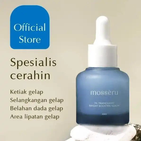 MOSSÈRU 3% Tranexamic Bright Booster Serum | Tranexamic Acid | Niacinamide | Brightening Serum | Men