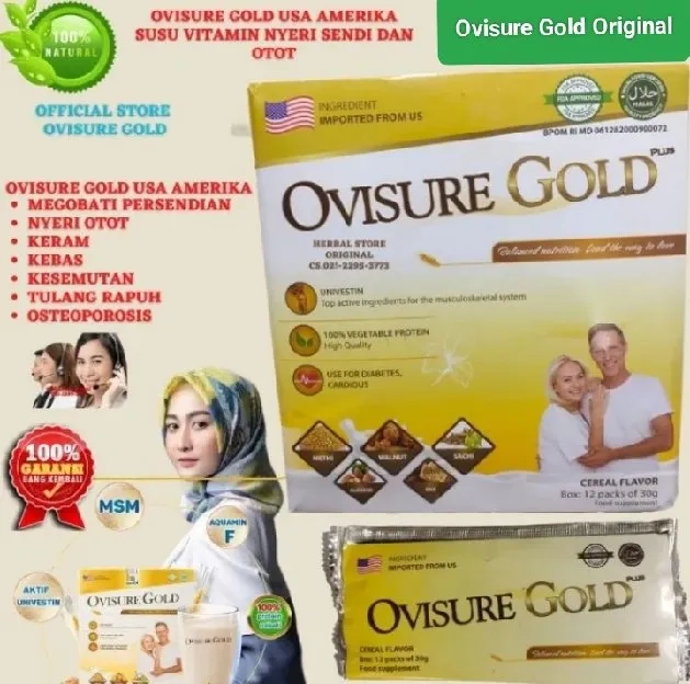 OVISURE GOLD ORIGINAL SUSU KESEHATAN UNTUK TULANG DAN SENDI