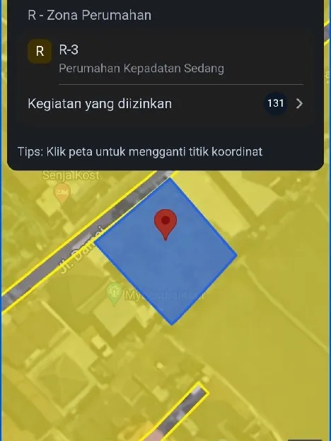 Dijual 3 are, Jl. Damai Padonan Pengilian Dalung Kuta Utara