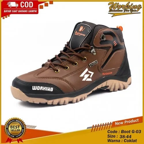 Sepatu Hiking Pria Original Working G-03 Impor - dlf