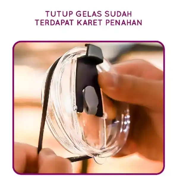 Gelas Tumblr Kaca Bening Gelas Mug Gelas Kaca dengan Tutup Anti Bocor 400ml Botol Minum Kaca Gratis 