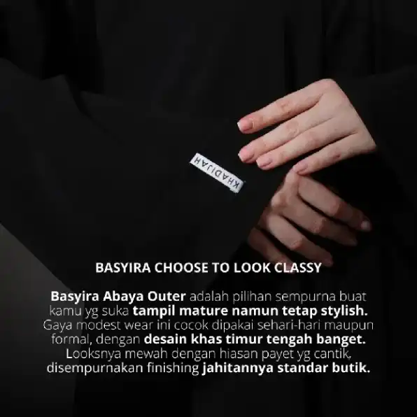 New Basyira Abaya Outer Payet Series