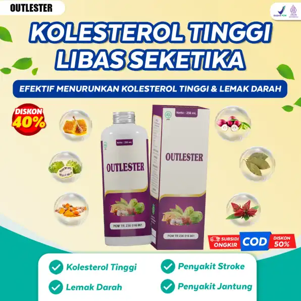 Outlester Herbal Obat Hipertensi dan Kolesterol Tinggi