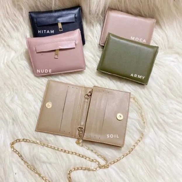 DOMPET KARTU TERBARU / DOMPET FASHION KEKINIAN / DOMPET SELEMPANG WANITA