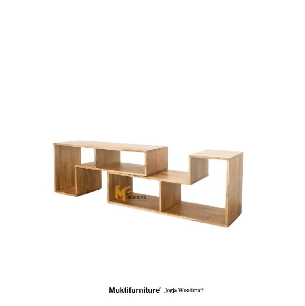 Rak Jati Premium Extendable Estetik by Mukti Furniture 